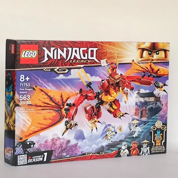 Brand New Lego NINJAGO Legacy Fire Dragon Attack 71753 - Picture 6 of 11